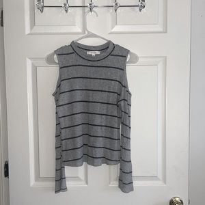 Shoulder Cut Out Long Sleeve